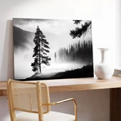 Yansımalı Göl Kanvas Tablo thumbnail 3