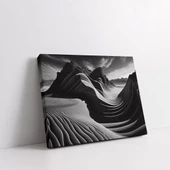 Kumul ve Dalgalar Kanvas Tablo thumbnail 2
