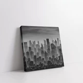 Şehir Silueti Kanvas Tablo thumbnail 2