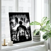 Savaşçının Silüeti Kanvas Tablo thumbnail 3