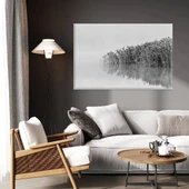 Sisler İçinde Orman Kanvas Tablo thumbnail 1