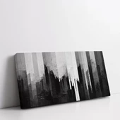 Soyut Şehir Silueti Kanvas Tablo thumbnail 2