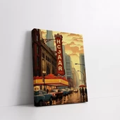 Chicago Tiyatrosu Kanvas Tablo thumbnail 2