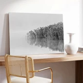 Sisler İçinde Orman Kanvas Tablo thumbnail 3