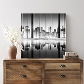 Şehir Yansımaları Kanvas Tablo thumbnail 3
