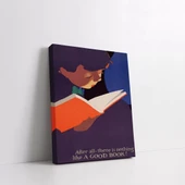 Kütüphane Köşesi Kanvas Tablo thumbnail 2