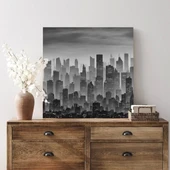 Şehir Silueti Kanvas Tablo thumbnail 3