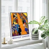 Renk Cümbüşü Londra Kanvas Tablo - 3