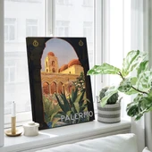 Palermo Vintage Kanvas Tablo - 3