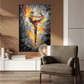 Ateş Dansı Kanvas Tablo thumbnail 1