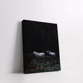Ormandaki Atlar Kanvas Tablo thumbnail 2