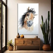 Hırçın At Kanvas Tablo thumbnail 1