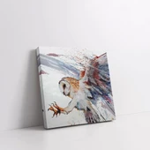 Peçeli Baykuş Kanvas Tablo thumbnail 2