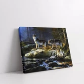 Kurt Ailesi Kanvas Tablo thumbnail 2