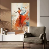 Flamenkonun Ritmi Kanvas Tablo thumbnail 1