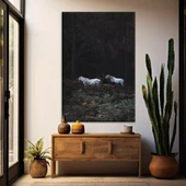 Ormandaki Atlar Kanvas Tablo thumbnail 1