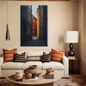 Daracık Yol Kanvas Tablo thumbnail 1