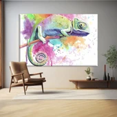 Kamelyonun Renk Dansı Kanvas Tablo thumbnail 1