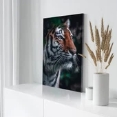 Vahşi Kaplan Kanvas Tablo thumbnail 3