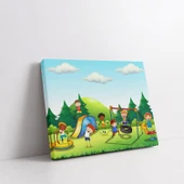 Çocuklar Oyun Parkı Kanvas Tablo thumbnail 3