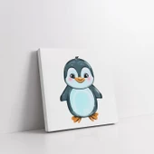Neşeli Penguen Kanvas Tablo thumbnail 3