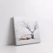 Yetişkin Geyik Kanvas Tablo thumbnail 2