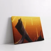 Anime Gökyüzü Kanvas Tablo thumbnail 2