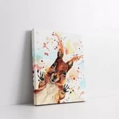 Kırmızı Sincap Kanvas Tablo thumbnail 2