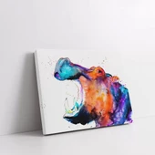 Renkli Deve Kanvas Tablo thumbnail 2
