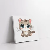 Yaramaz Kedi Kanvas Tablo thumbnail 2