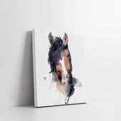 Asil Kahverengi At Kanvas Tablo thumbnail 2