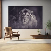 Aslan Portresi Kanvas Tablo thumbnail 1