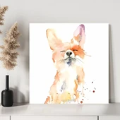 Terrier Köpek Kanvas Tablo thumbnail 3