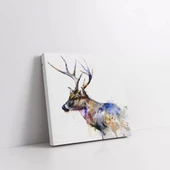 Geyikli Büküm Kanvas Tablo thumbnail 2