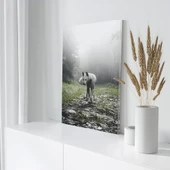 Ormandaki Kurt Kanvas Tablo thumbnail 3