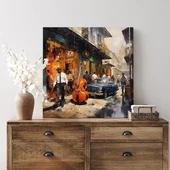 Sokak Senfonisi Kanvas Tablo thumbnail 2