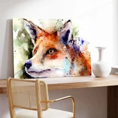 Tilki Kanvas Tablo thumbnail 3