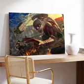 Attack On Titan Dev Kanvas Tablo thumbnail 3