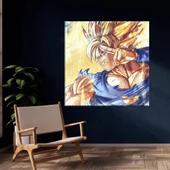 Dragon Ball Sarı Kanvas Tablo thumbnail 1