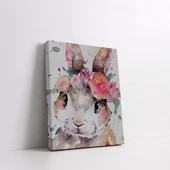 Sevimli Tavşan Kanvas Tablo thumbnail 2