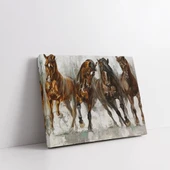 Yabani Atlar Kanvas Tablo thumbnail 2