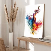 Renkli Bale Kanvas Tablo thumbnail 2