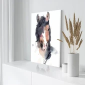 Asil Kahverengi At Kanvas Tablo thumbnail 3