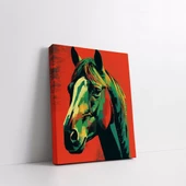 Renkli At Kanvas Tablo thumbnail 2