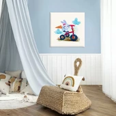 Yarışçı Tavşan Kanvas Tablo thumbnail 1