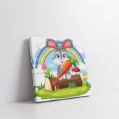 Ormanda Eğlence Kanvas Tablo thumbnail 2