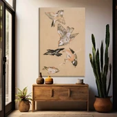 Uçan Kuşlar Kanvas Tablo thumbnail 1