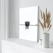 Sevimli Kuşlar Kanvas Tablo thumbnail 3