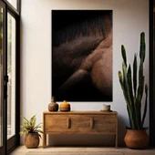 Siyah Yeleli At Kanvas Tablo thumbnail 1