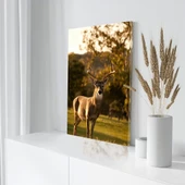 Manzaradaki Geyik Kanvas Tablo thumbnail 3